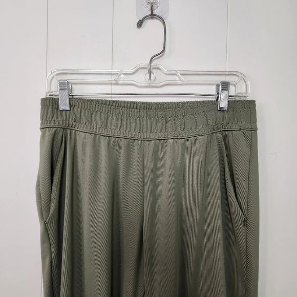 Columbia Green Pull On Pants Elastic Waistband Joggers Activewear Hiking Casual - Picture 4 of 12